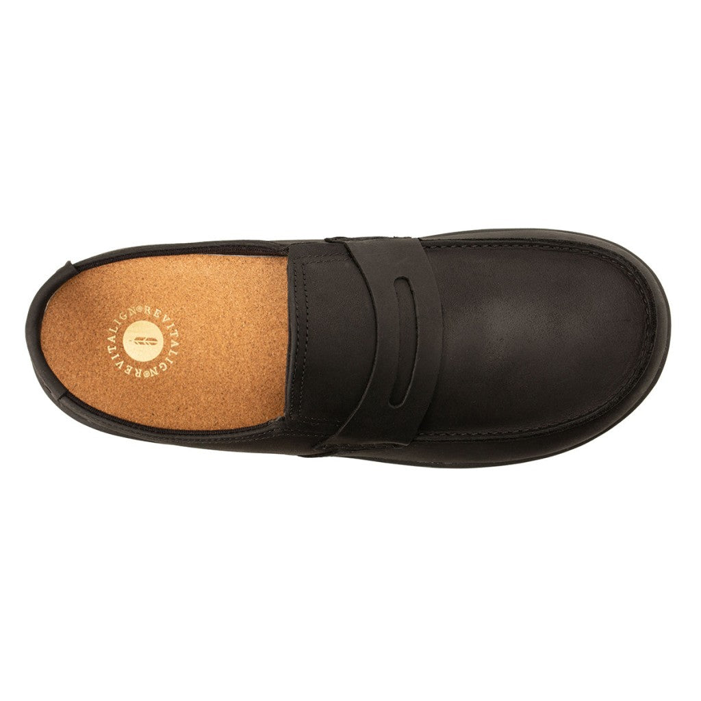 Revitalign Fresco Slide Supportive Men's Shoes - Black - Product View - 7