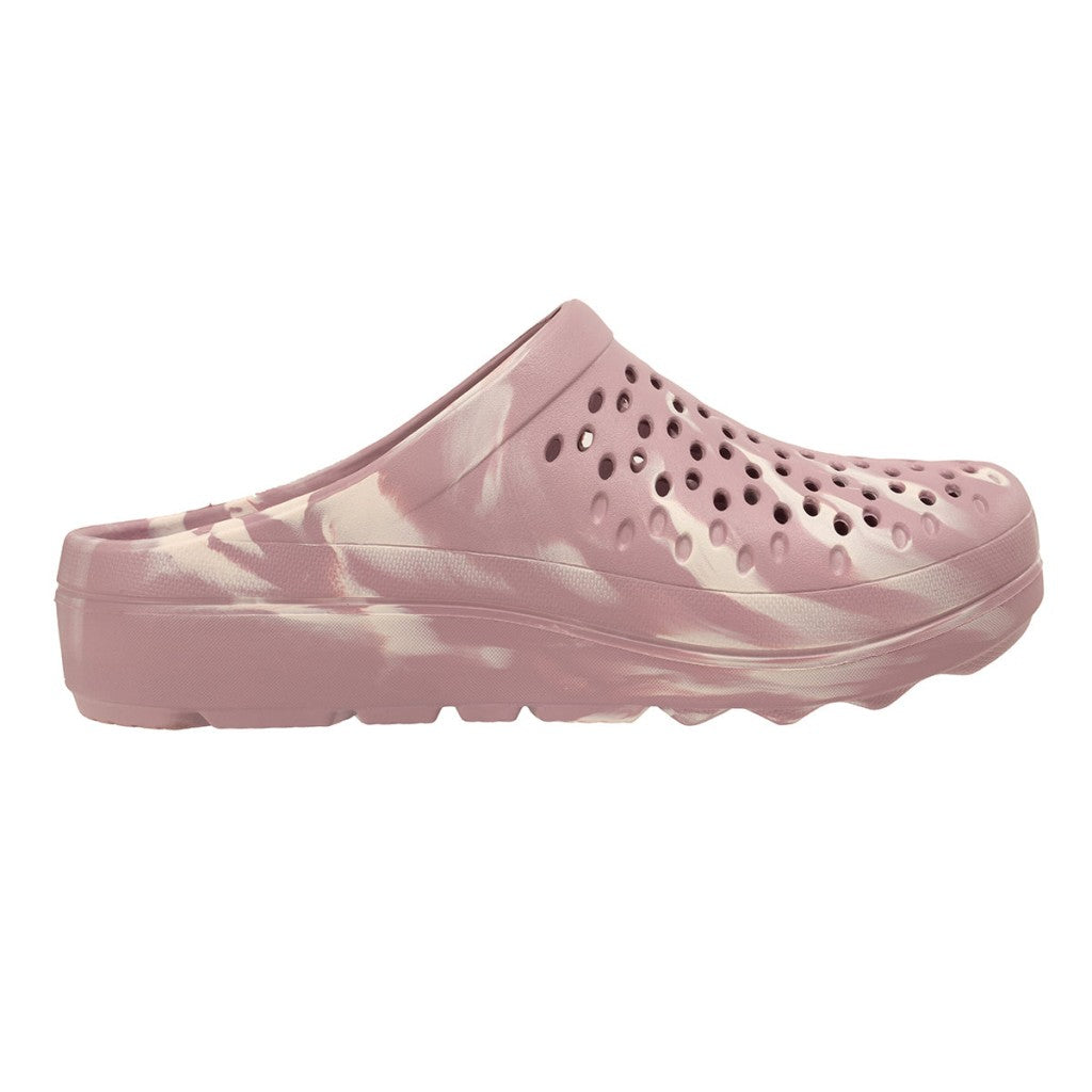 Revitalign Fusion Vitality Marble Full Contact Comfort Clog Women's Shoes - Mauve Shadow - Product View - 1