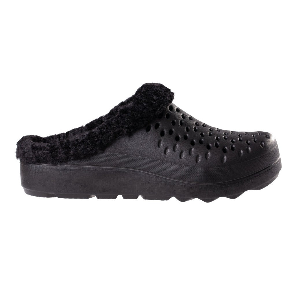 Revitalign Fusion Vitality w/ Fur Supportive Women's Shoes - Black - Product View - 1
