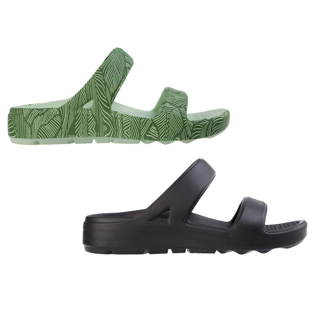 Revitalign Fusion Zest 2-Pack Women's Sandals in Green/black