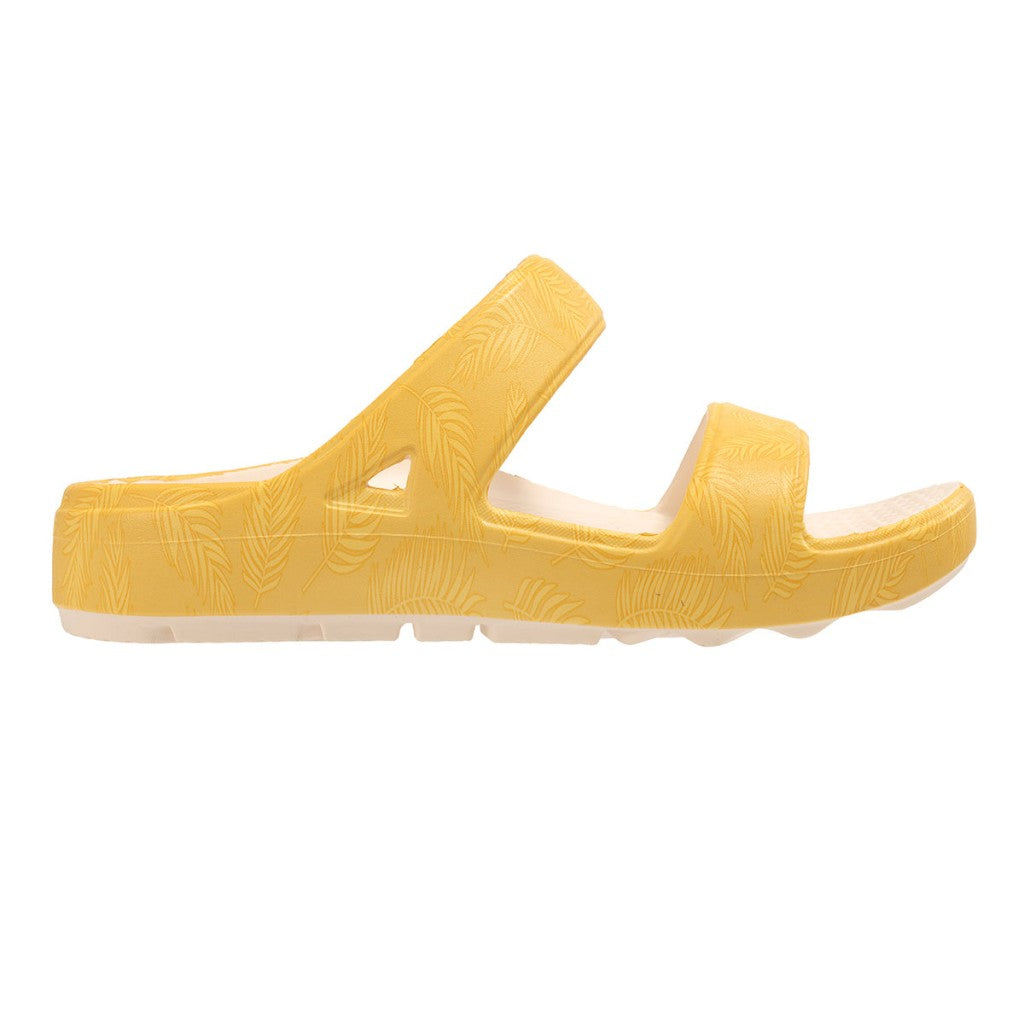Revitalign Fusion Zest Tropicana Supportive Recovery Women's Sandals in Yellow