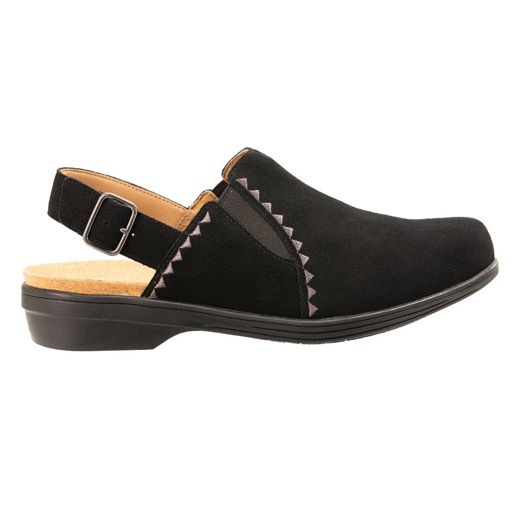 Revitalign Gardenia Clog Supportive Comfort Women's Shoes - Black - Product View - 1