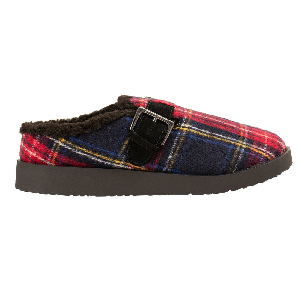 Revitalign Gift Women's Slippers - Plaid Black - Product View - 1