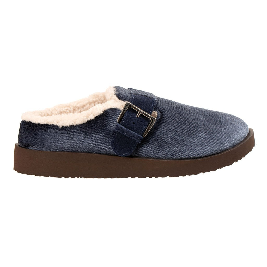 Revitalign Gift Women's Slippers - Velvet Slate Blue - Product View - 1