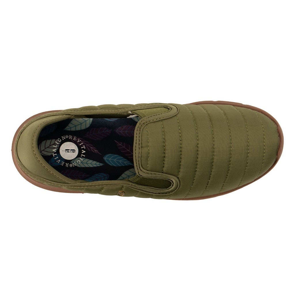 Revitalign Glenwood Quilted Cushioned Orthotic Women's Shoes - Olive - Product View - 7
