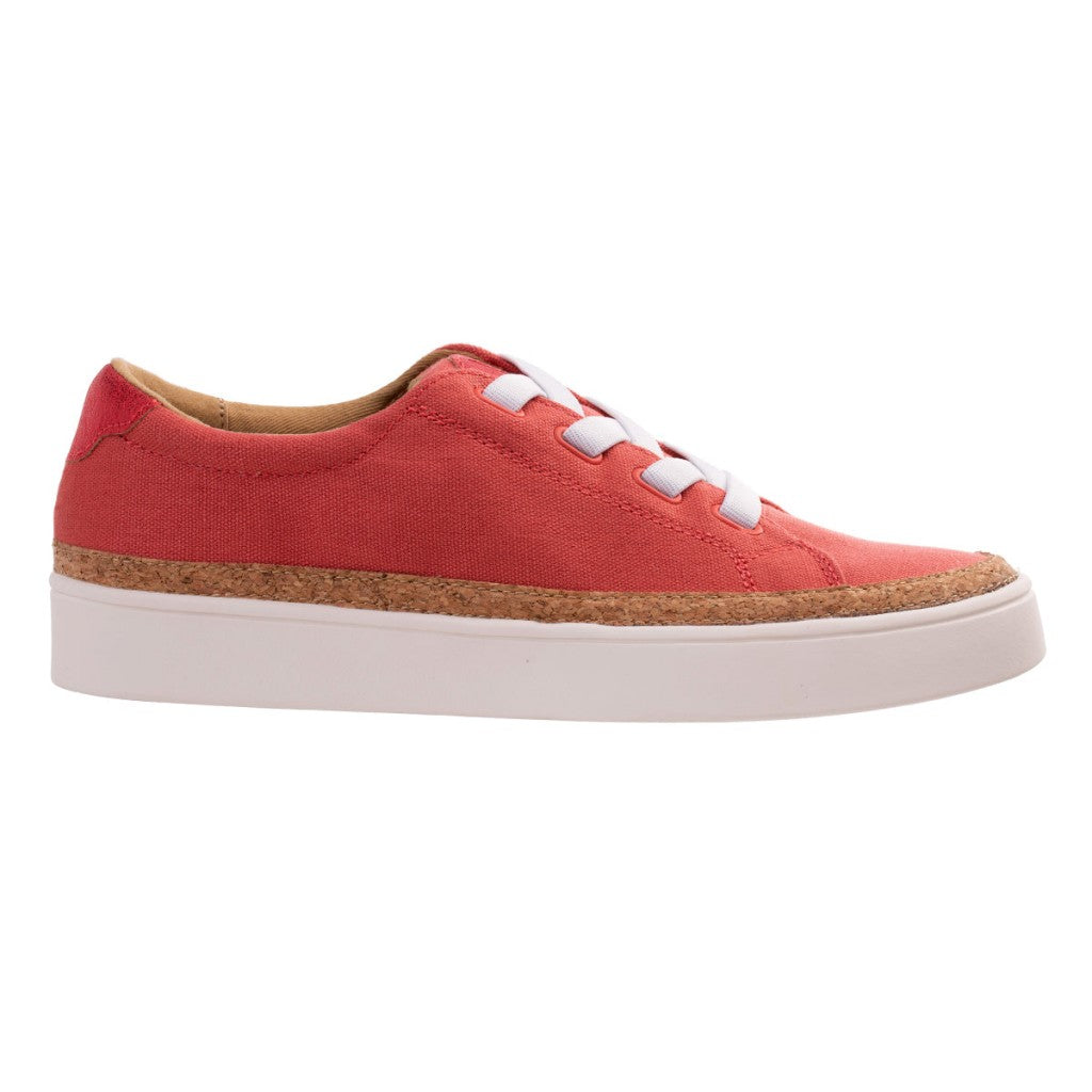 Revitalign Hermosa Orthotic Comfort Slip-On Women's Shoes - Red - Product View - 1