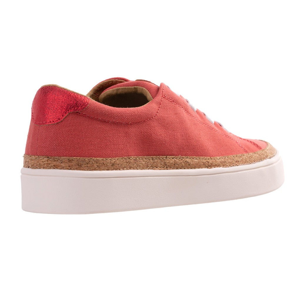Revitalign Hermosa Orthotic Comfort Slip-On Women's Shoes - Red - Product View - 4