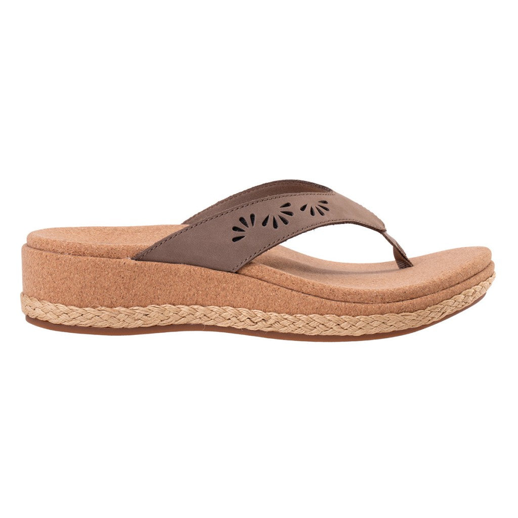 Revitalign Kate Wedge Supportive Women's Sandals in Fossil