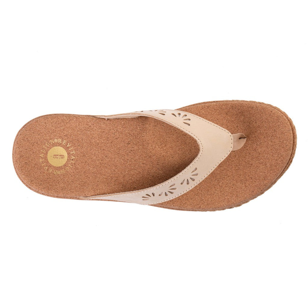 Revitalign Kate Wedge Supportive Women's Sandals - Sand - Product View - 7