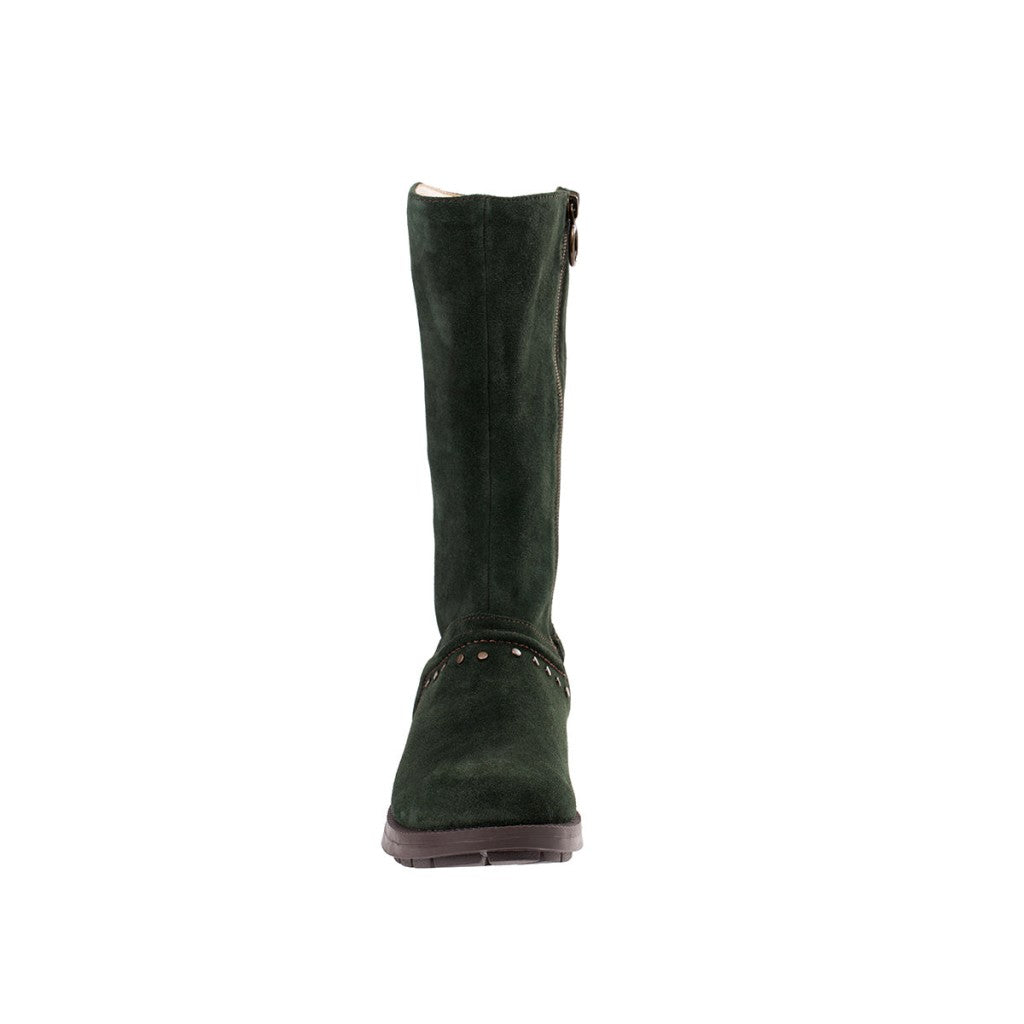 Revitalign Kennedy Rivet Orthotic Comfort Women's Boots - Forest Green - Product View - 3