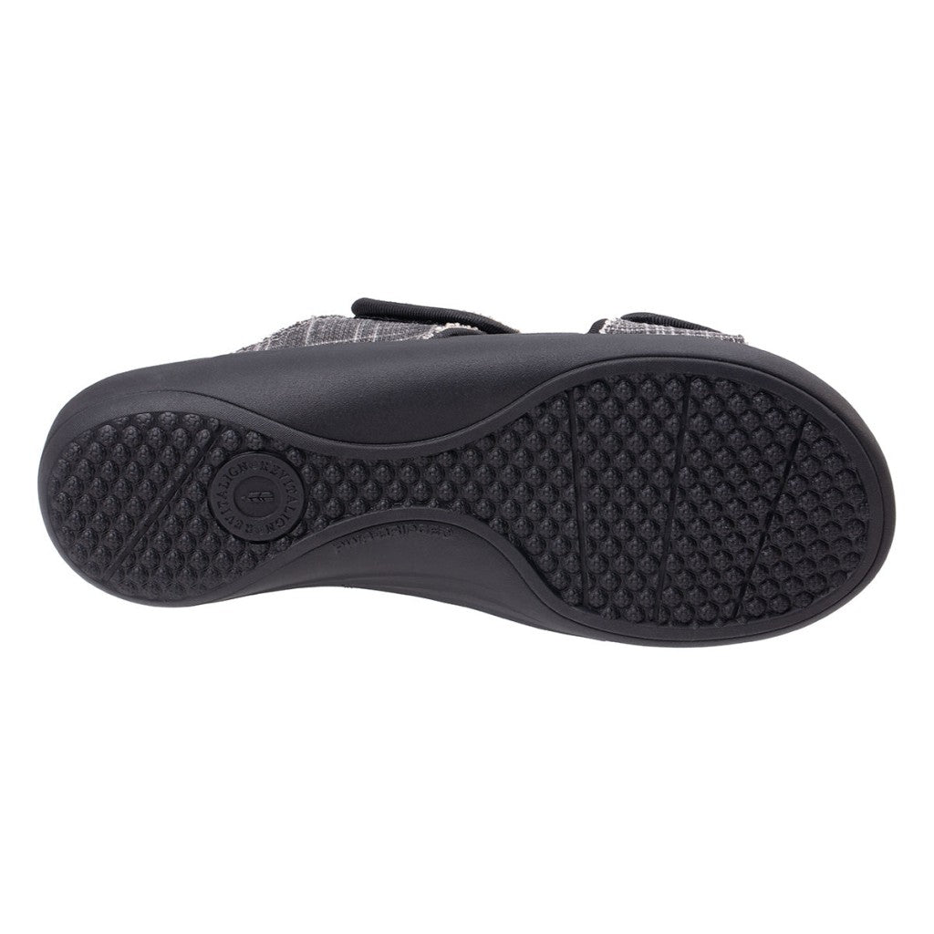 Revitalign Kholo Canvas Supportive Comfort Men's Sandals - Black - Product View - 6
