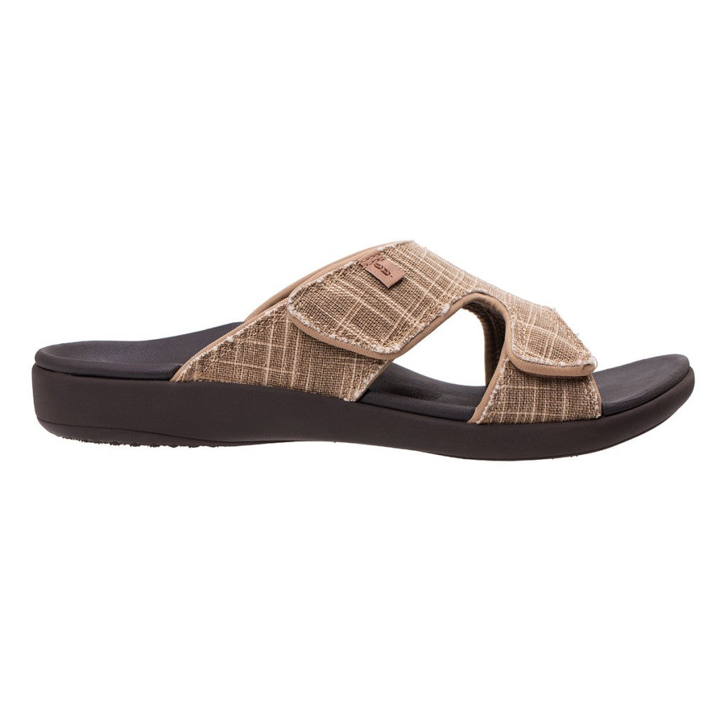 Revitalign Kholo Canvas Supportive Comfort Men's Sandals - Tan - Product View - 1