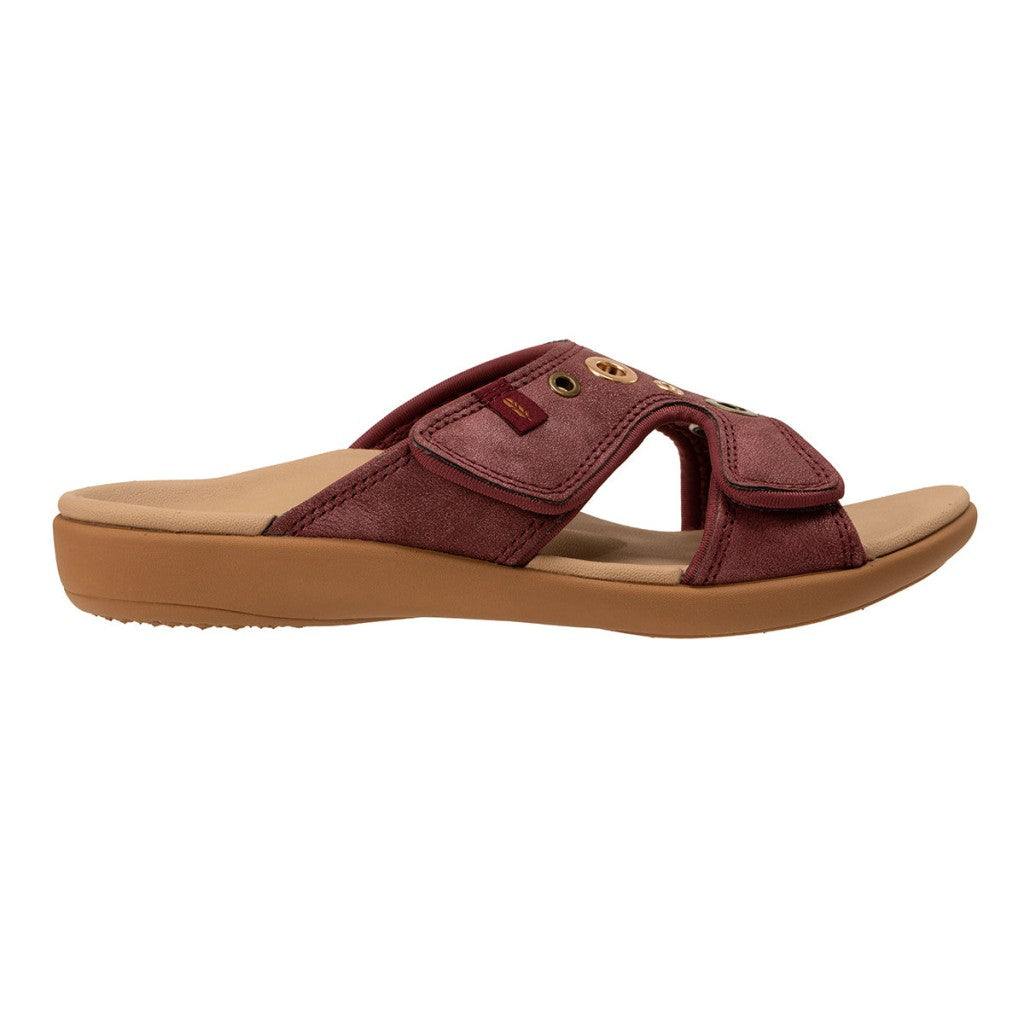 Revitalign Kholo Eyelet Supportive Orthotic Women's Sandals - Mulberry - Product View - 1