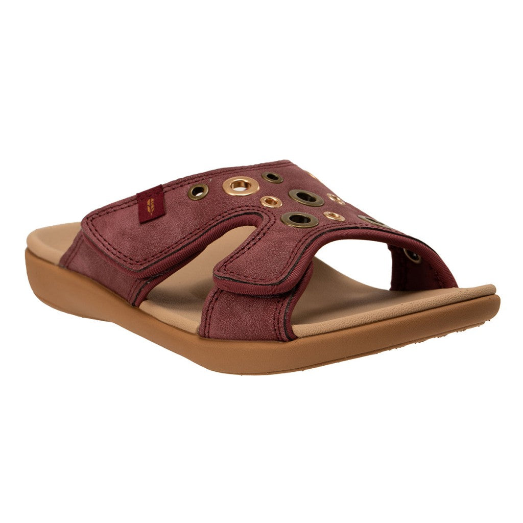 Revitalign Kholo Eyelet Supportive Orthotic Women's Sandals - Mulberry - Product View - 2