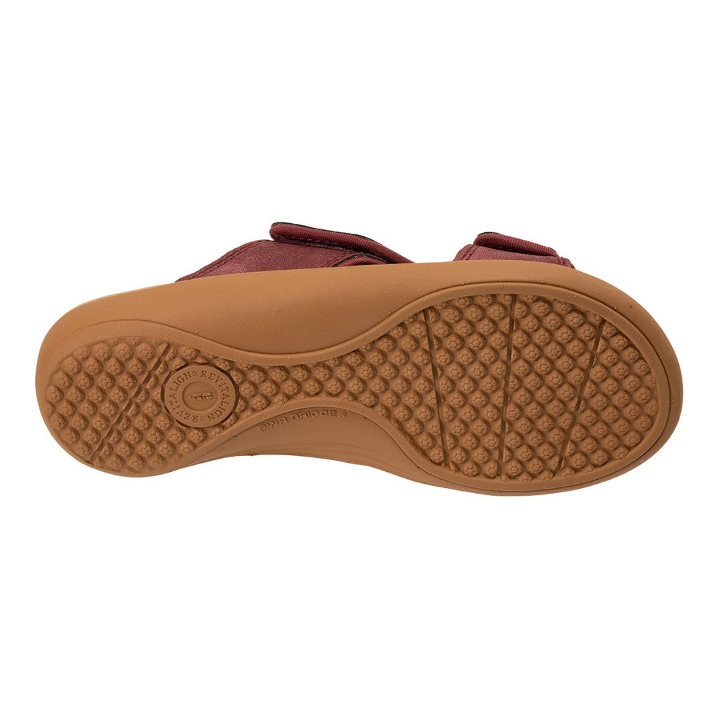 Revitalign Kholo Eyelet Supportive Orthotic Women's Sandals - Mulberry - Product View - 6