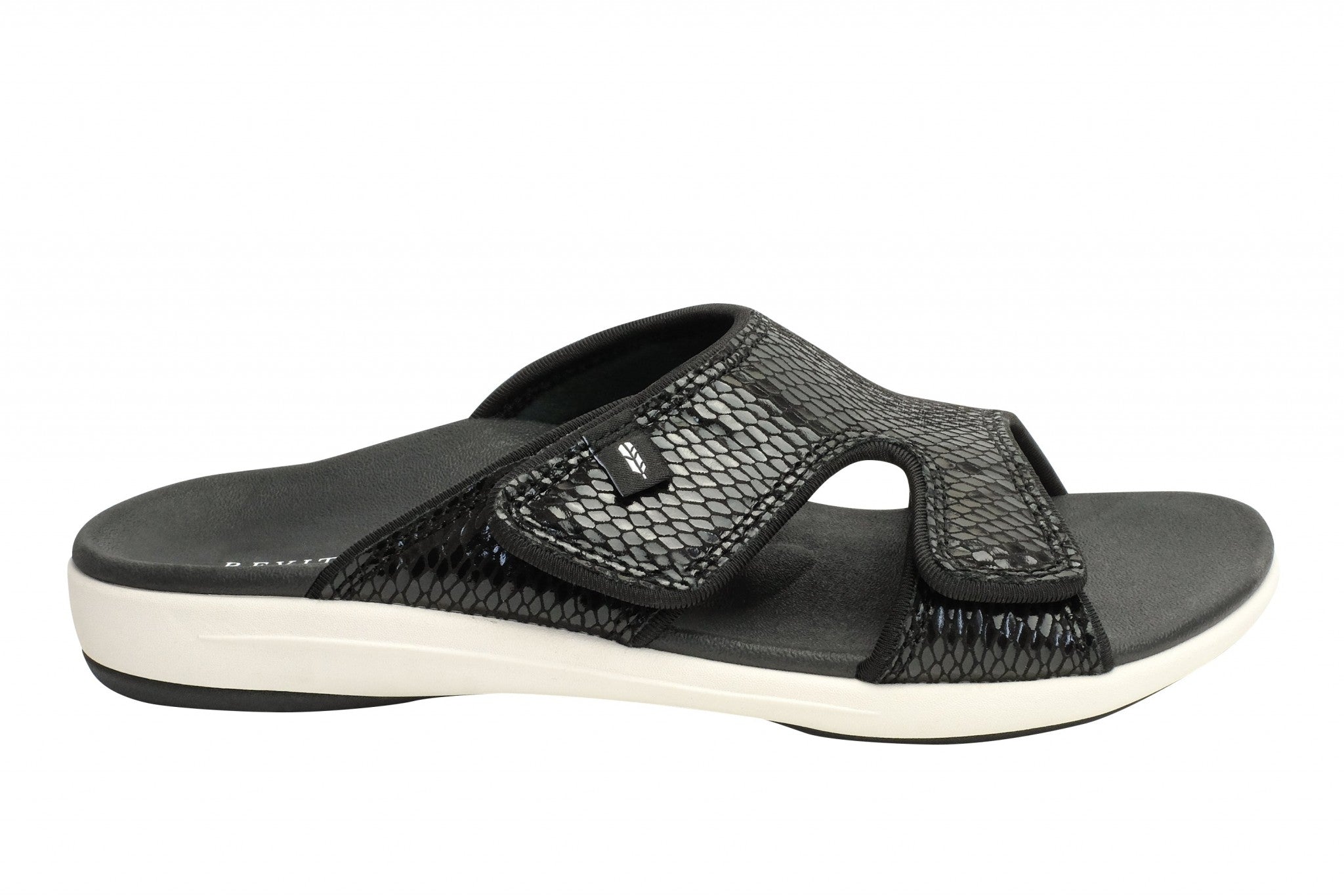 Revitalign Kholo Gecko Slide Women's Sandals - Black - Product View - 1