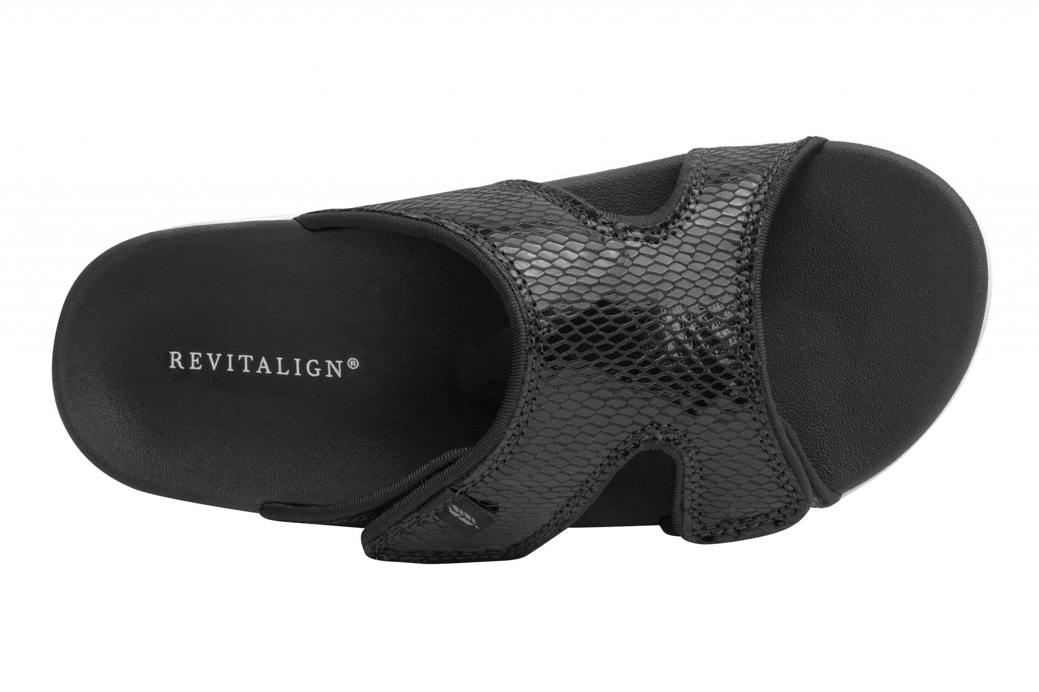 Revitalign Kholo Gecko Slide Women's Sandals - Black - Product View - 6