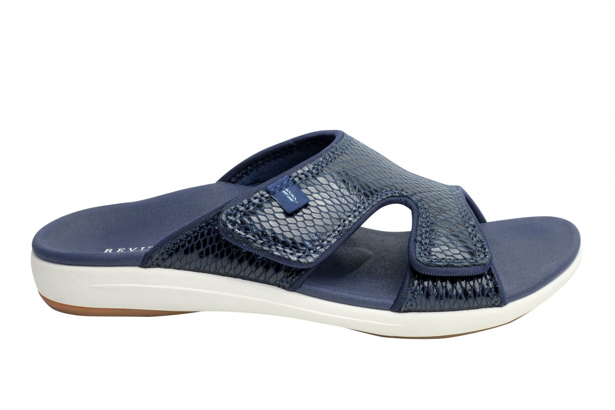 Revitalign Kholo Gecko Slide Women's Sandals - Navy - Product View - 1