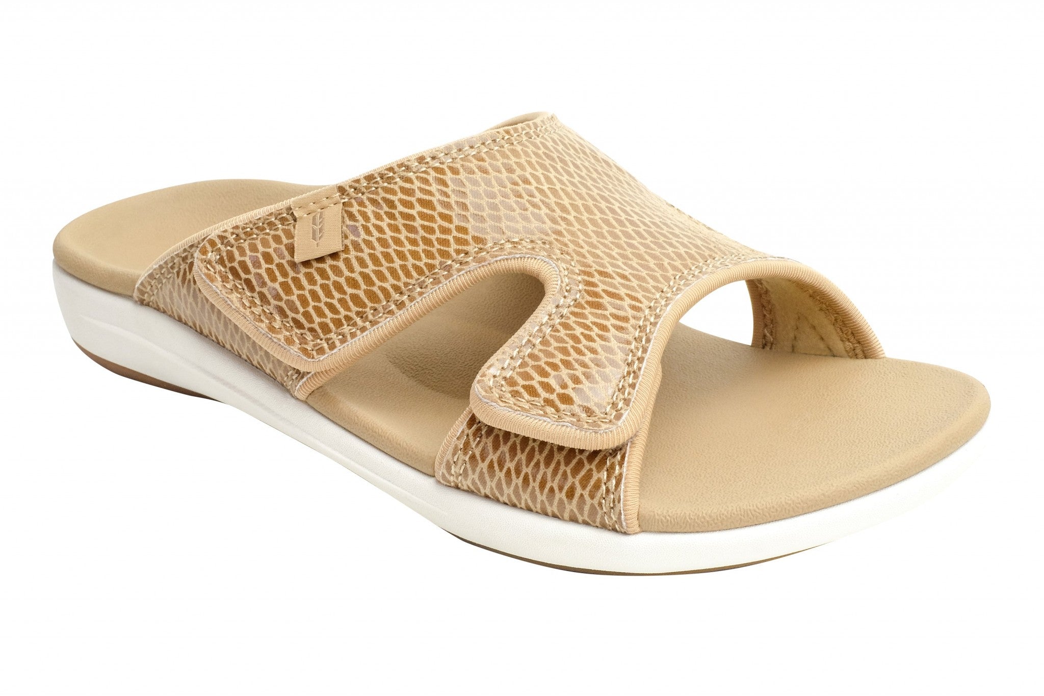 Revitalign Kholo Gecko Slide Women's Sandals in Tan