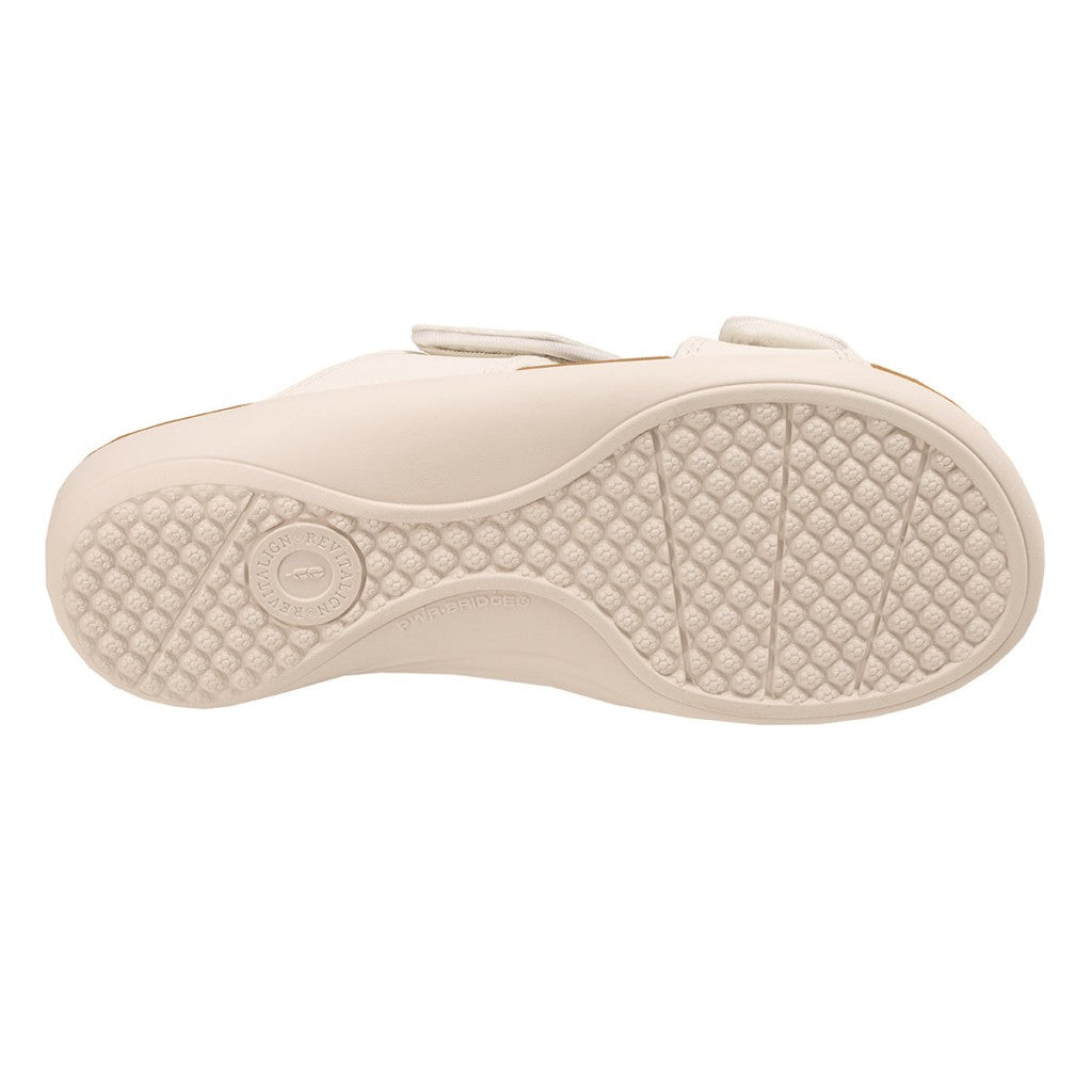 Revitalign Kholo Hampton Supportive Adjustable Orthotic Women's Sandals - White - Product View - 6