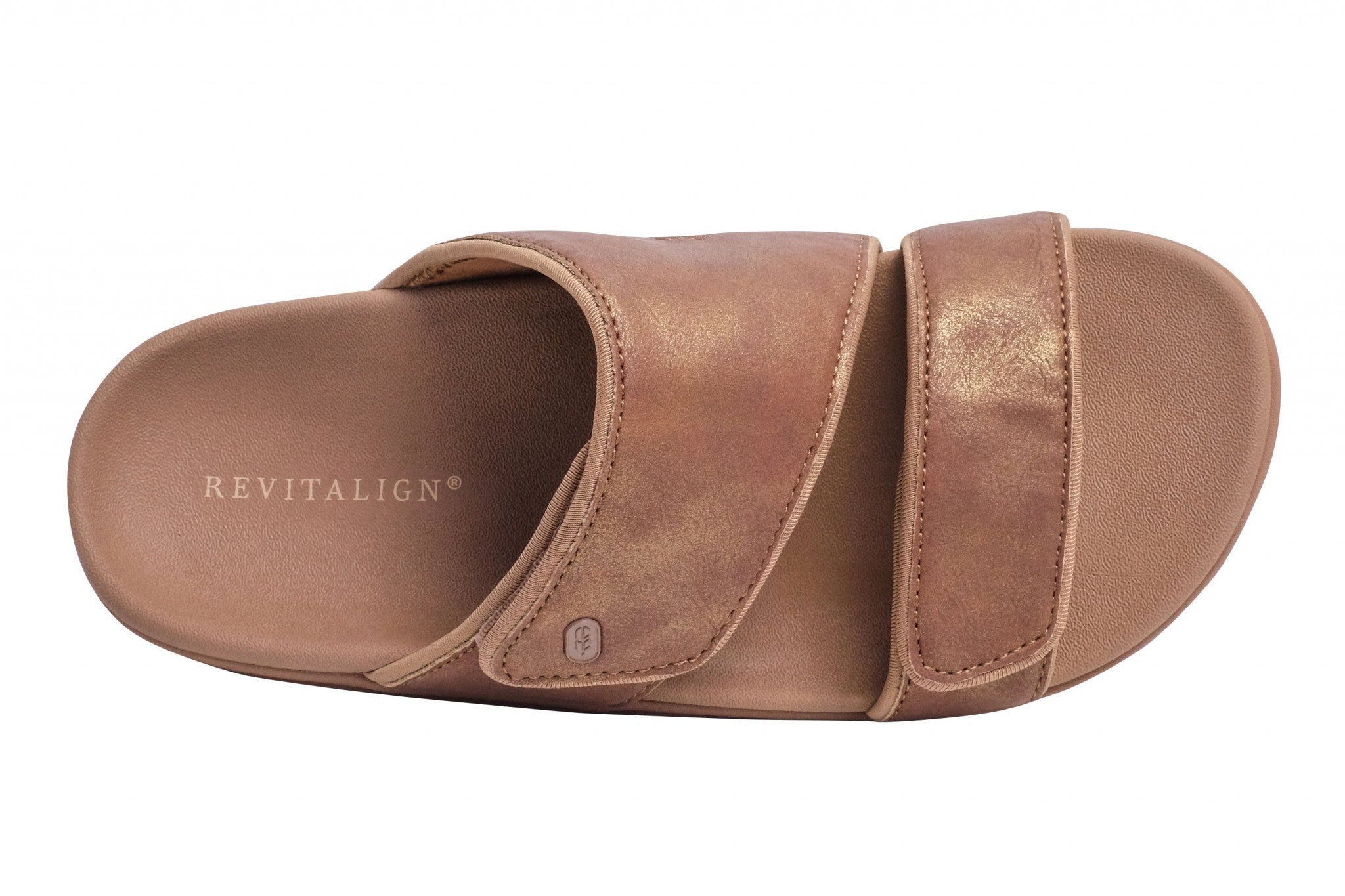 Revitalign Kholo Nuevo Metallic Orthotic Comfort Women's Sandals - Copper - Product View - 6