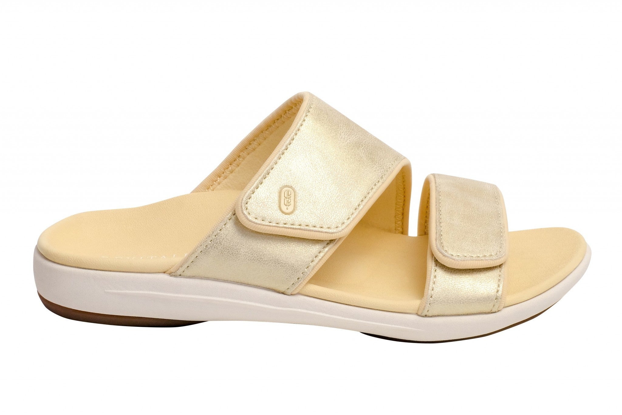 Revitalign Kholo Nuevo Metallic Orthotic Comfort Women's Sandals in Gold