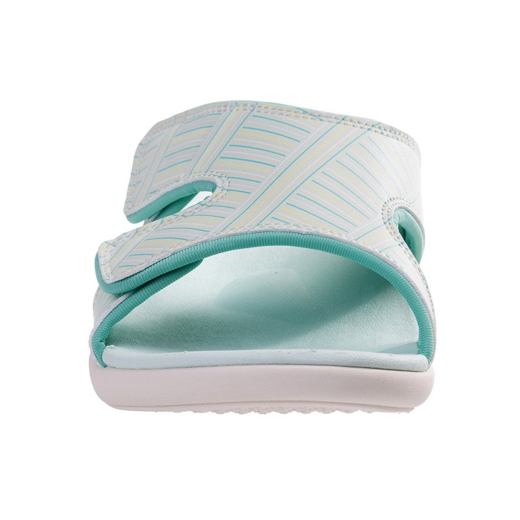 Revitalign Kholo Summer Stripe Supportive Orthotic Women's Sandals - Turquoise - Product View - 3