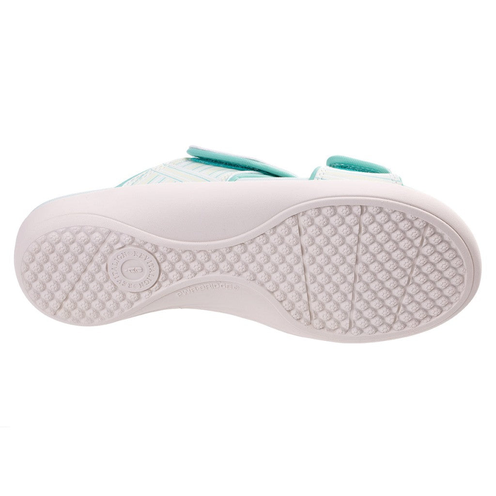 Revitalign Kholo Summer Stripe Supportive Orthotic Women's Sandals - Turquoise - Product View - 6