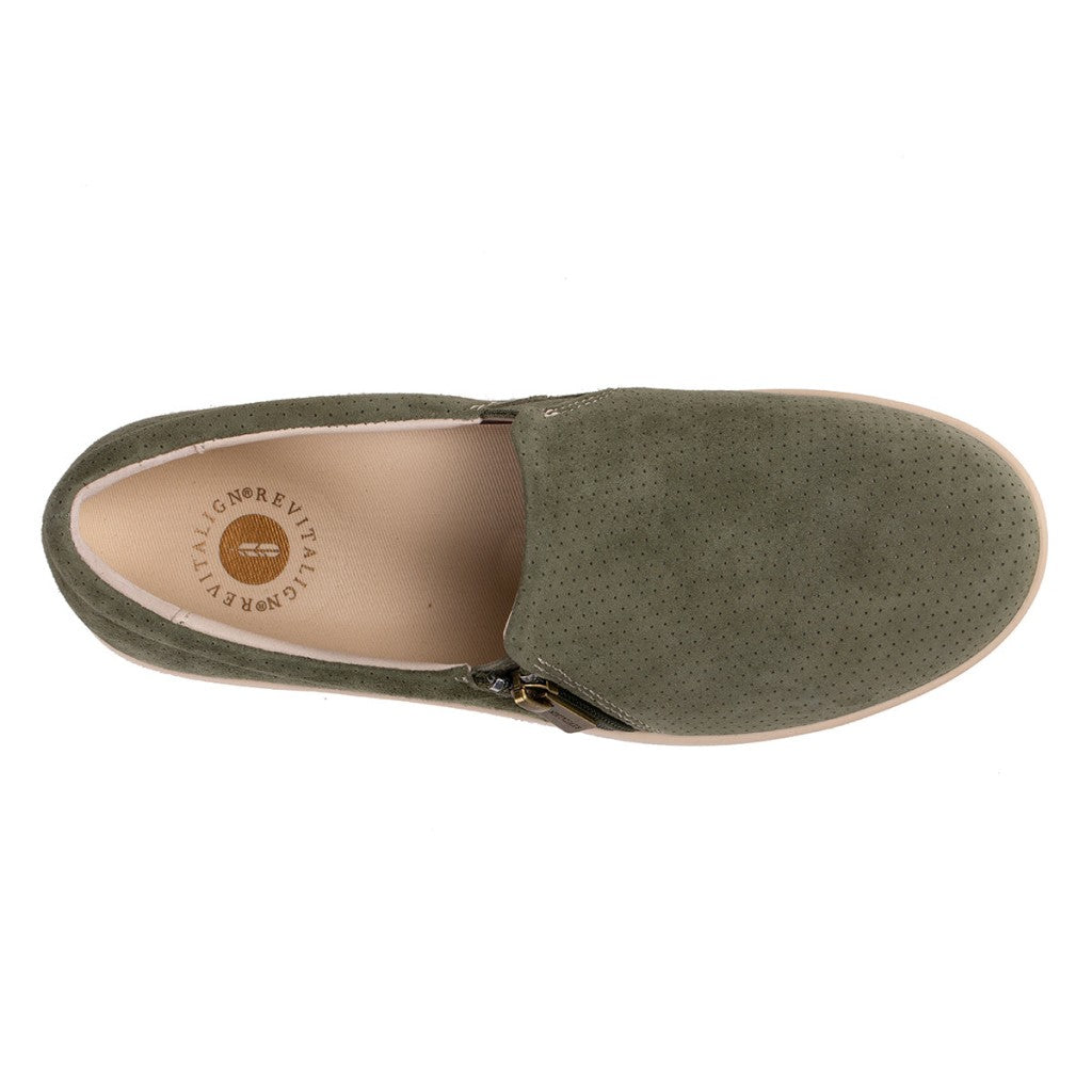 Revitalign Lara Slip On Supportive Women's Shoes - Capulet Olive - Product View - 7