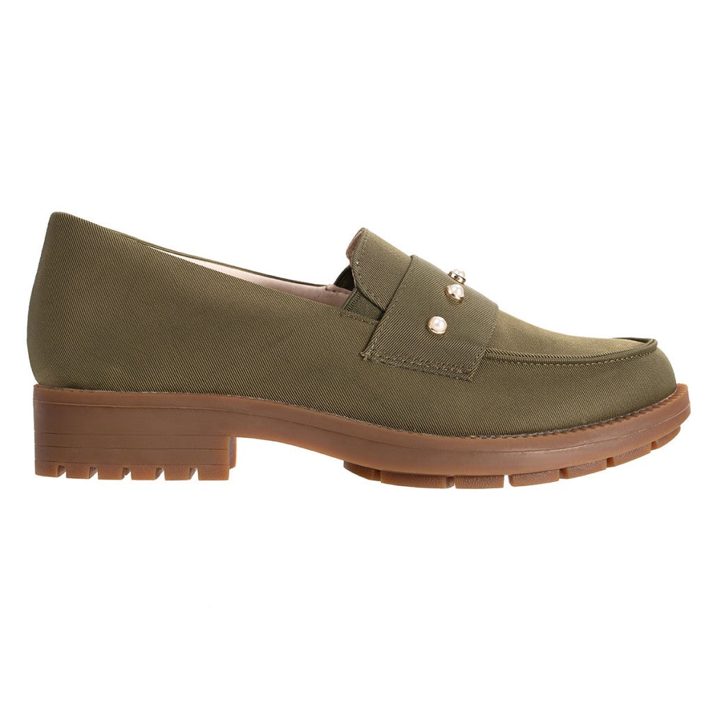 Revitalign Laurel Pearl Loafer Women's Shoes - Olive - Product View - 1