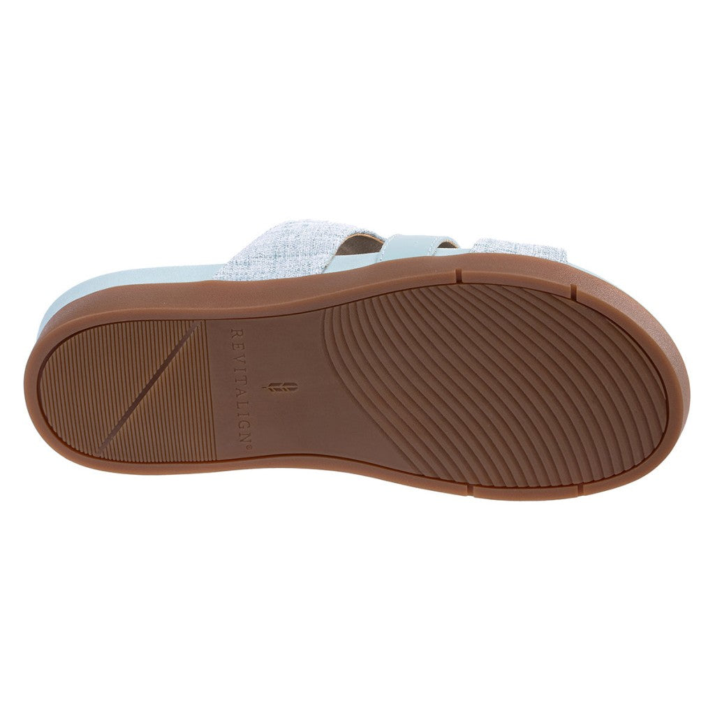 Revitalign Lisbon Supportive Orthotic Women's Sandals - Blue - Product View - 6