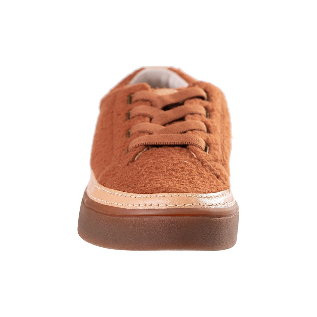 Revitalign Malibu Teddy Orthotic Comfort Women's Shoes - Leather Brown - Product View - 3