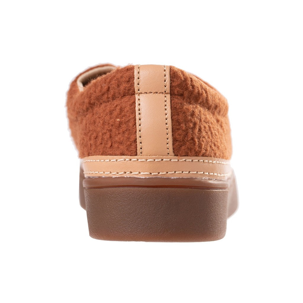 Revitalign Malibu Teddy Orthotic Comfort Women's Shoes - Leather Brown - Product View - 5