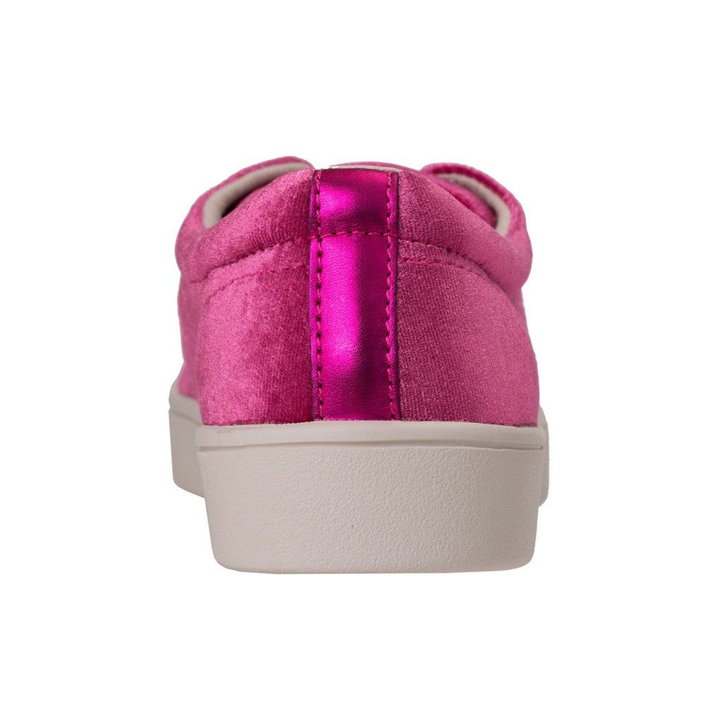 Revitalign Malibu Velvet Orthotic Slip-On Women's Shoes - Pink - Product View - 5