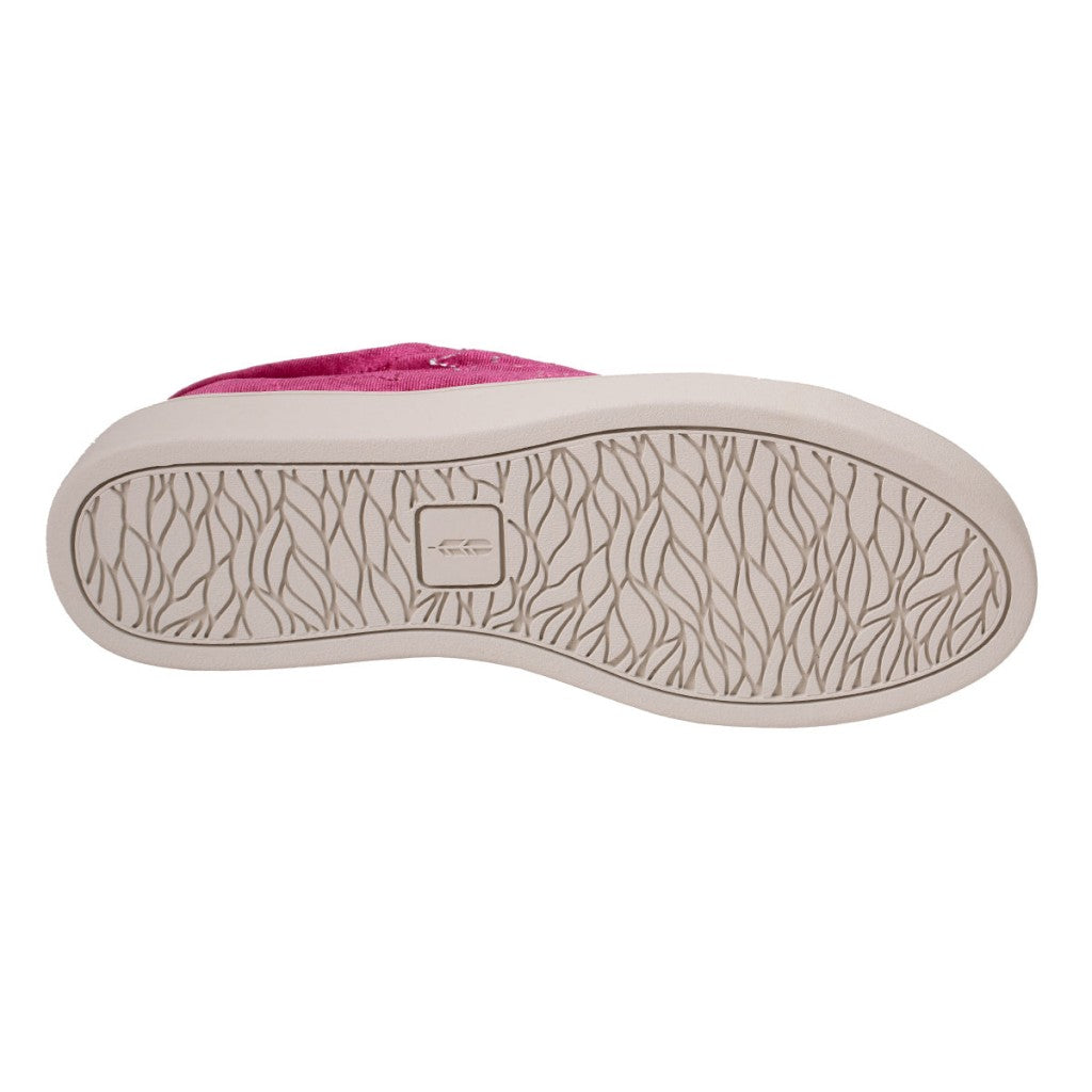 Revitalign Malibu Velvet Orthotic Slip-On Women's Shoes - Pink - Product View - 6