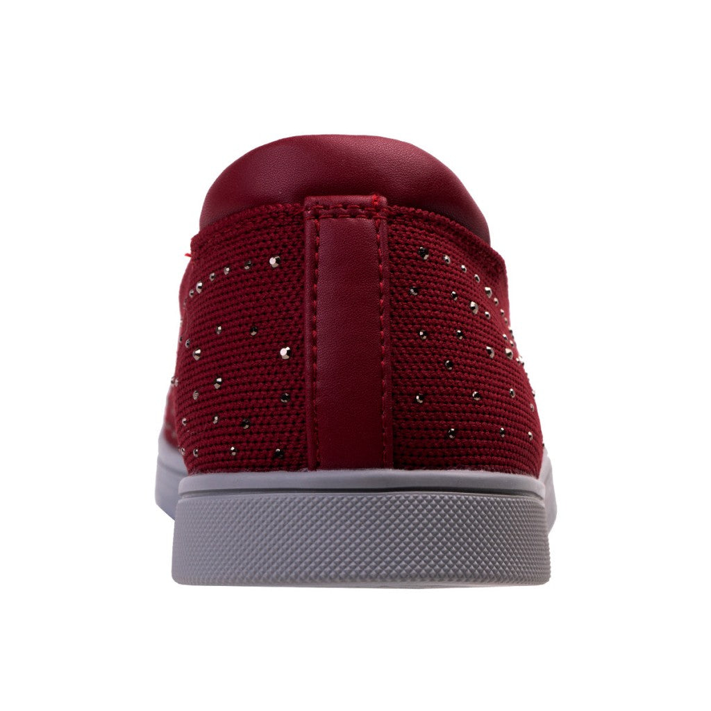 Revitalign Mariner Holiday Women's Slip-On Shoes - Rumba Red - Product View - 5
