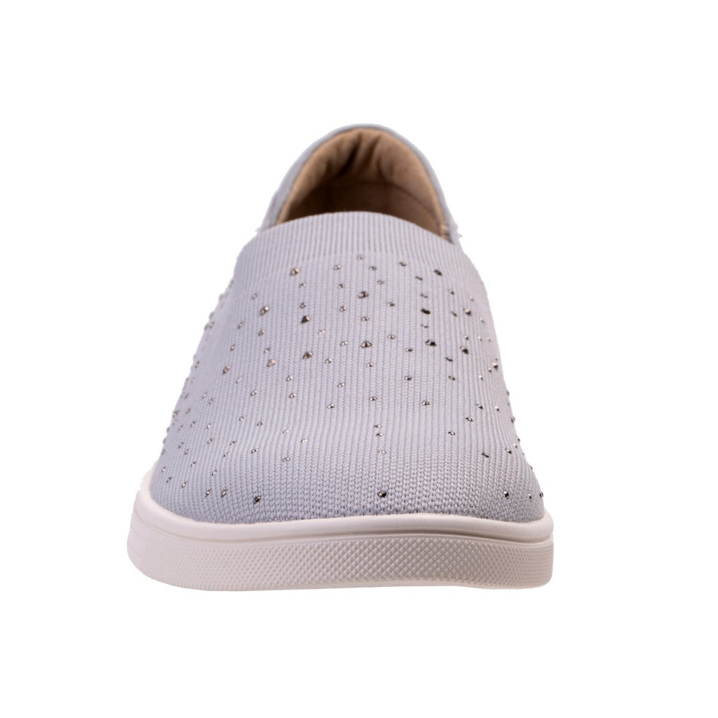 Revitalign Mariner Holiday Women's Slip-On Shoes - Vapor Grey - Product View - 3