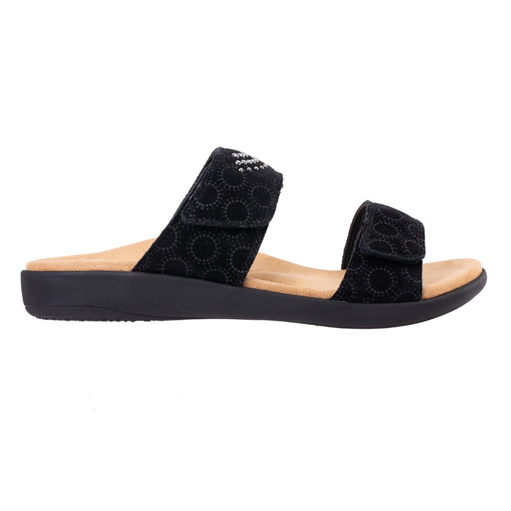 Revitalign Mirage Supportive Memory Foam Women's Sandals - Black - Product View - 1