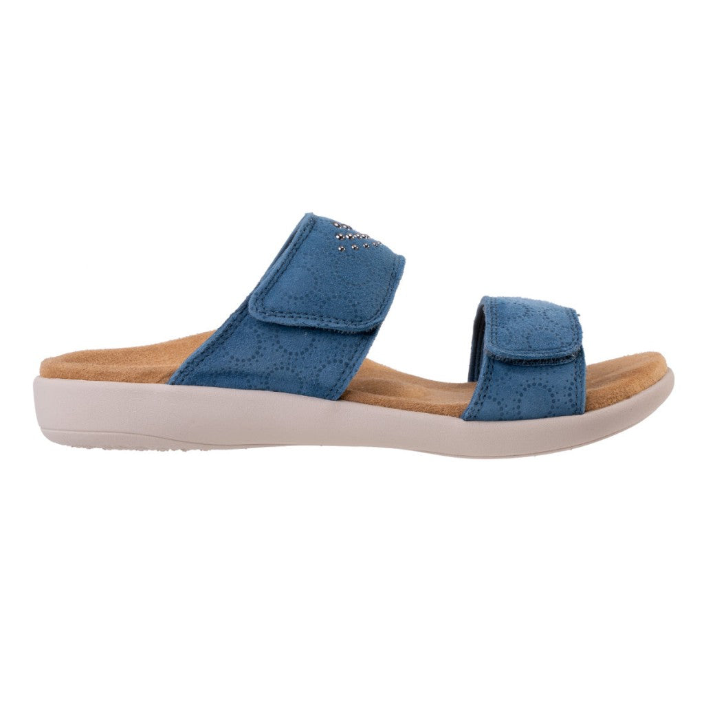 Revitalign Mirage Supportive Memory Foam Women's Sandals - Bluestone - Product View - 1