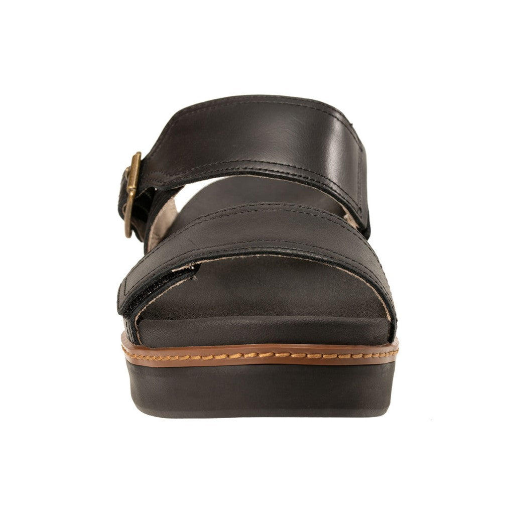 Revitalign Nova Jane Supportive Wedge Women's Sandals - Black - Product View - 3