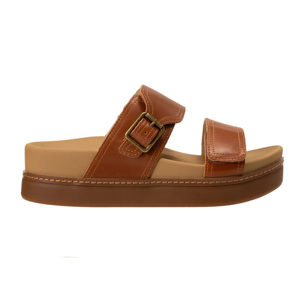 Revitalign Nova Jane Supportive Wedge Women's Sandals in Caramel