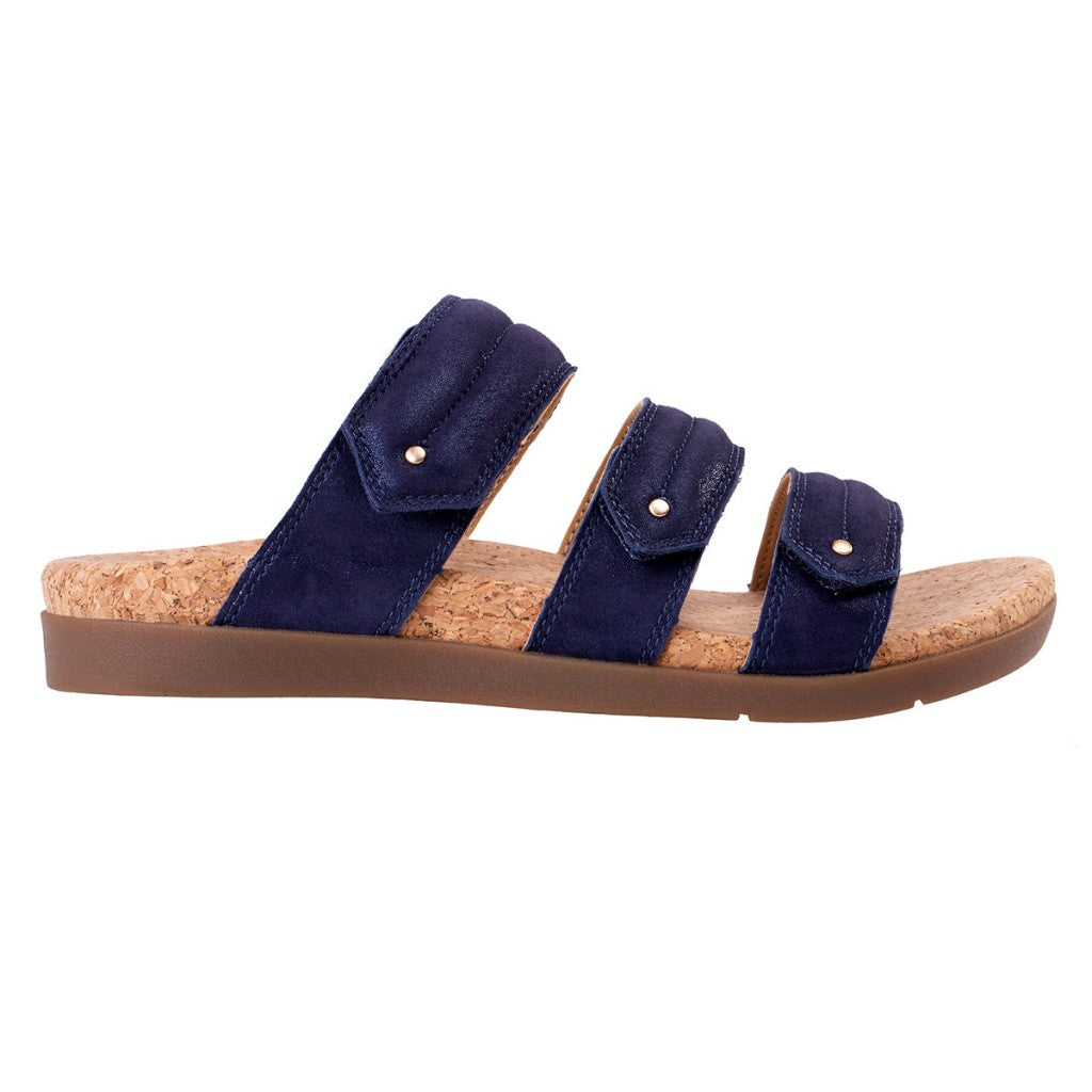 Revitalign Oasis Slide Women's Sandals - Peacoat - Product View - 1