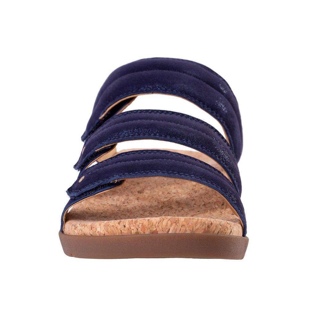Revitalign Oasis Slide Women's Sandals - Peacoat - Product View - 3