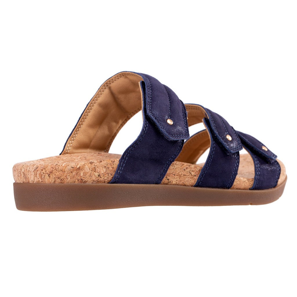 Revitalign Oasis Slide Women's Sandals - Peacoat - Product View - 4
