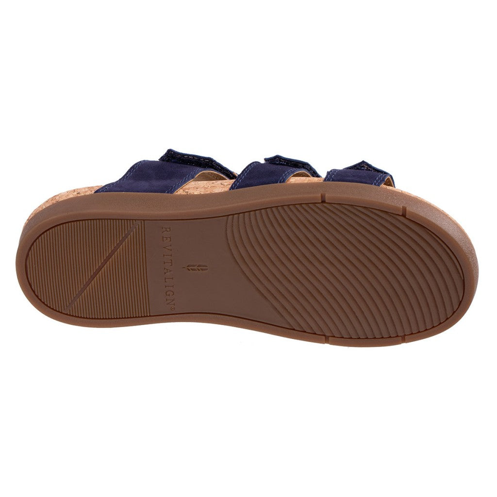 Revitalign Oasis Slide Women's Sandals - Peacoat - Product View - 6