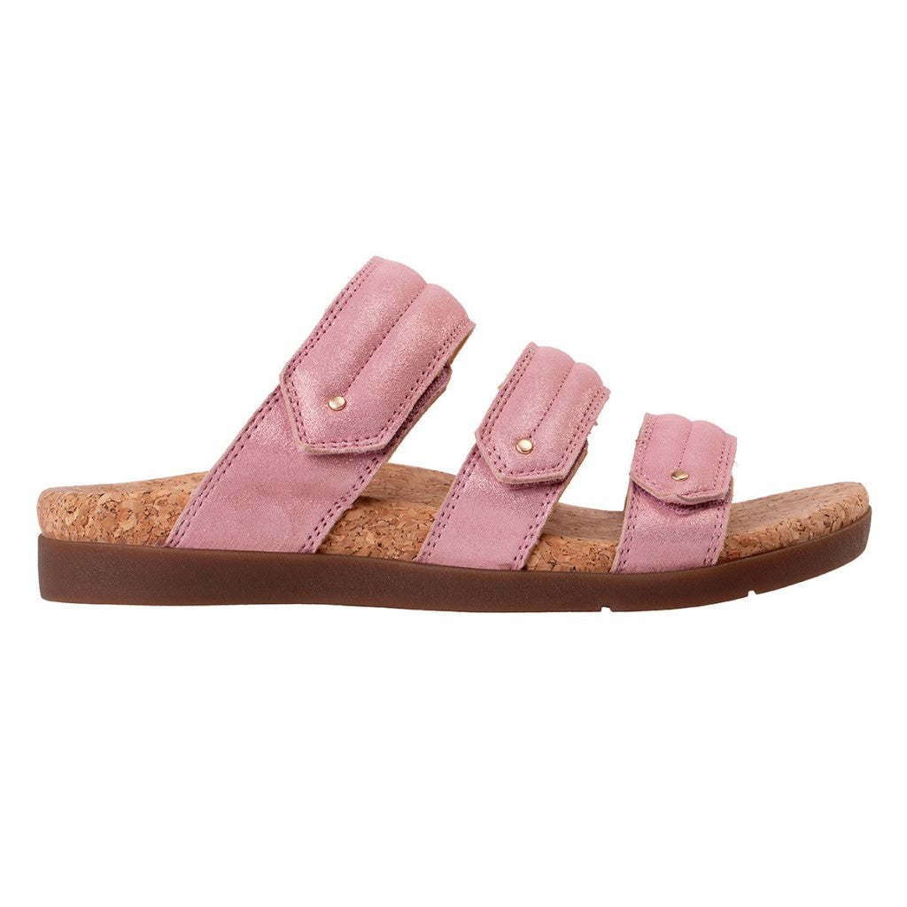 Revitalign Oasis Slide Women's Sandals in Rose Tan