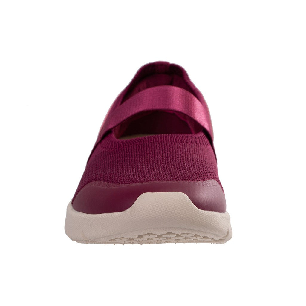 Revitalign Olympia Lightweight Orthotic Comfort Women's Shoes - Red Plum - Product View - 3