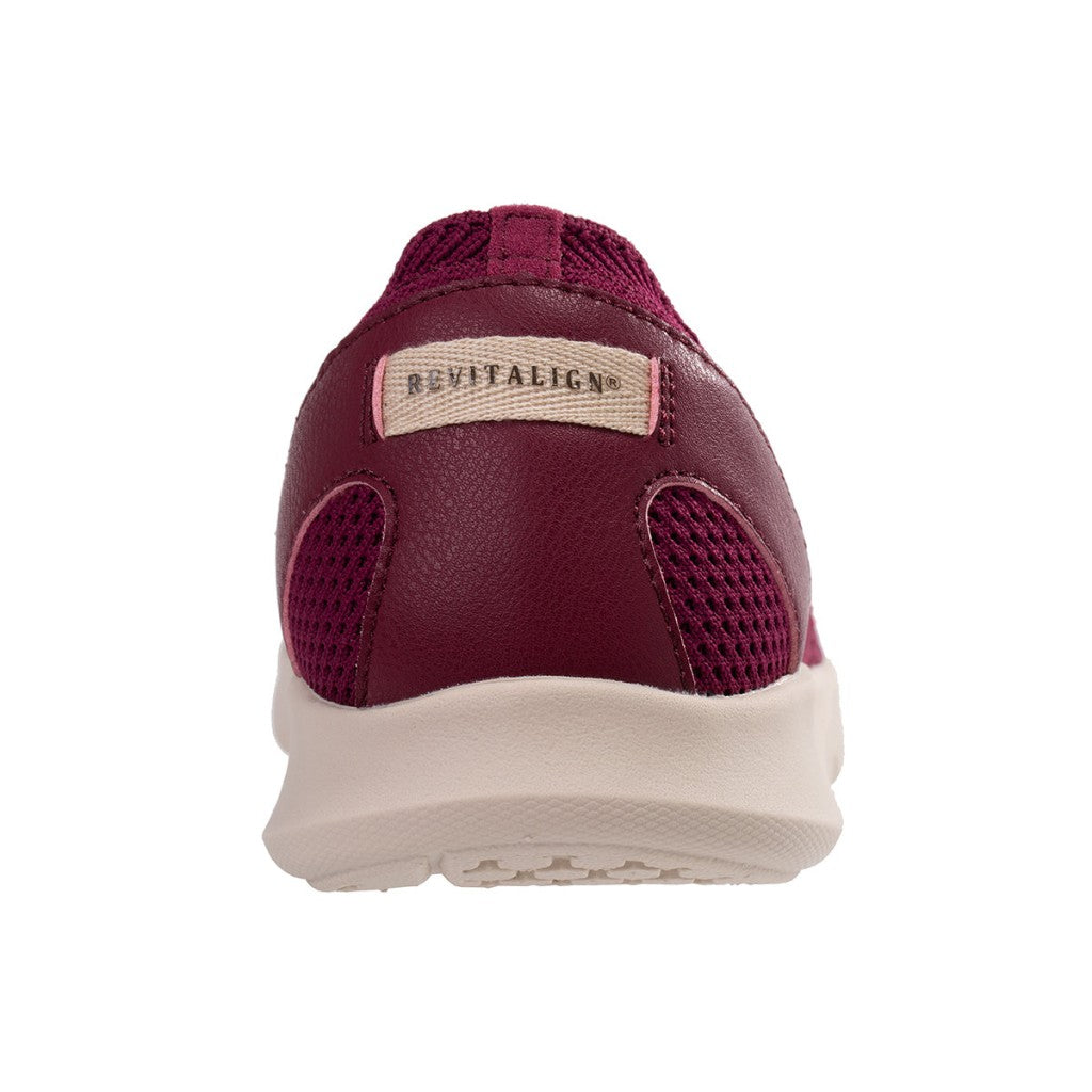 Revitalign Olympia Lightweight Orthotic Comfort Women's Shoes - Red Plum - Product View - 5