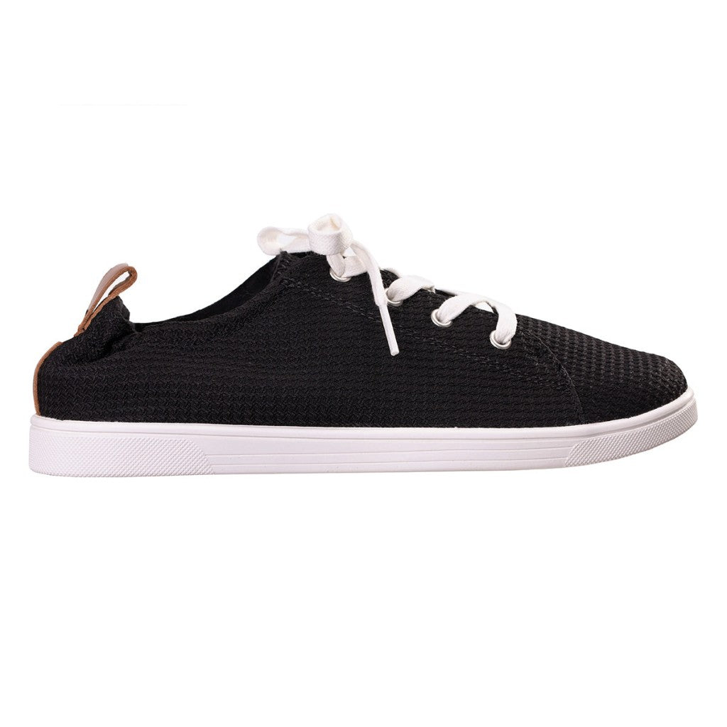 Revitalign Ophelia Quilted Supportive Comfortable Women's Shoes - Black - Product View - 1