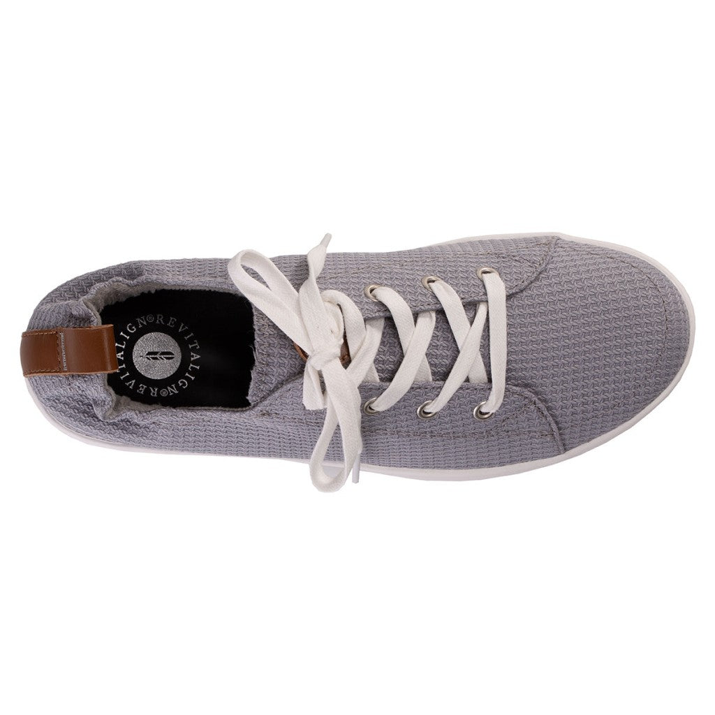 Revitalign Ophelia Quilted Supportive Comfortable Women's Shoes - Grey - Product View - 7